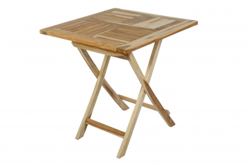 Balkontisch Teak 70 x 70 cm Terrassentisch SUNSET