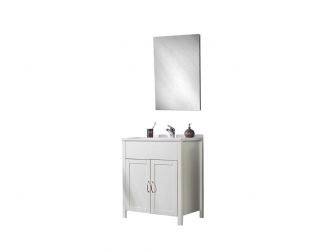 SAM® Badmöbel Set 2tlg Waschtisch 70 cm Kiefer weiß VENEDIG hoch