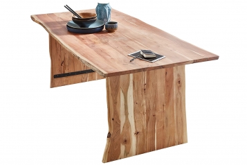  Trendiger Esszimmertisch 220 cm Akazie massiv naturfarben Henry