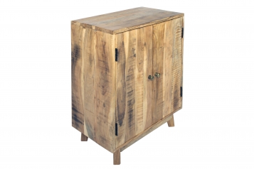 Sideboard Kommode Akazie 60x35x75 cm naturfarben Nagar V