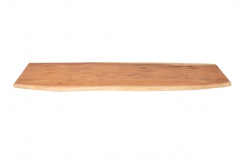 SAM® Tischplatte Baumkante Akazie Natur 140 x 40 cm CURTIS