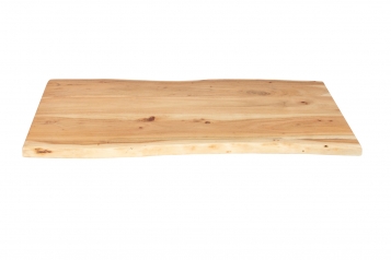 SAM® Tischplatte Baumkante Akazie Natur 80 x 40 cm CURTIS