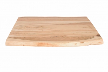 SAM® Tischplatte Baumkante Akazie Natur 60 x 60 cm CURT