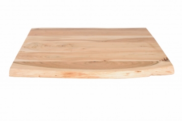 SAM® Tischplatte Baumkante Akazie Natur 60 x 60 cm CURT
