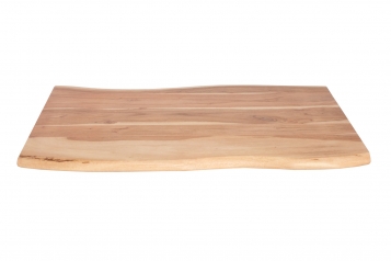 SAM® Tischplatte Baumkante Akazie Natur 80 x 60 cm CURT