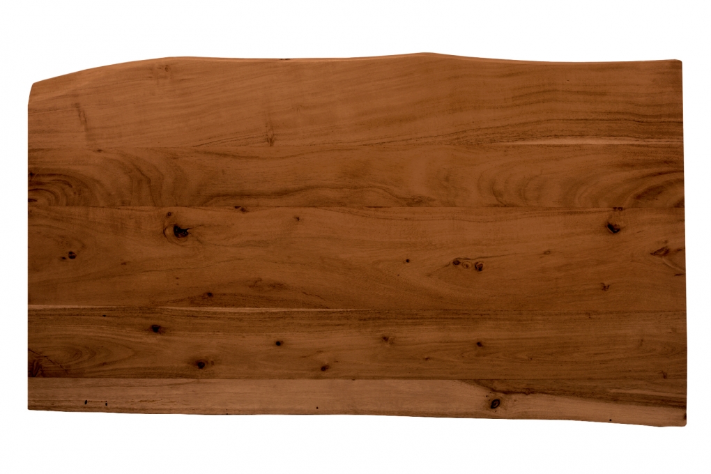 SAM® Tischplatte Baumkante Akazie Nuss 100 x 60 cm CURT itemprop=