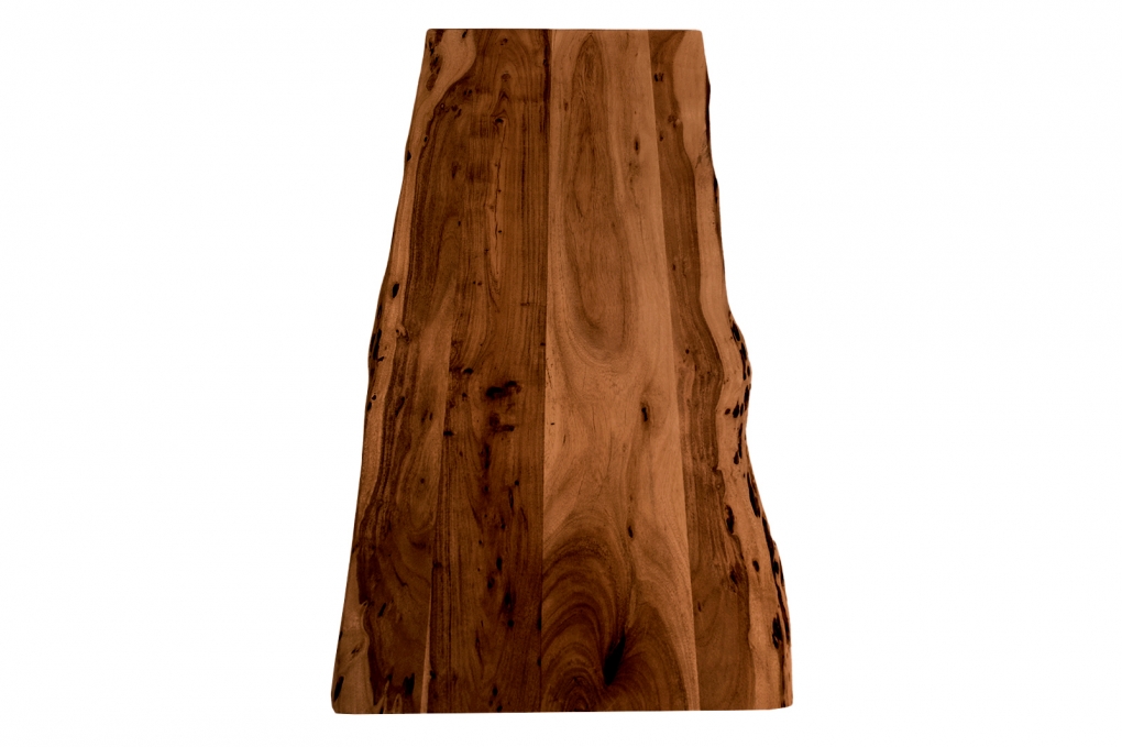  Tischplatte Baumkante Akazie Nuss 140 x 60 cm CURT itemprop=