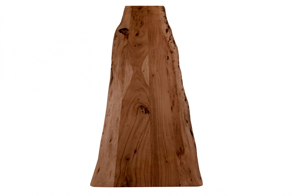  Tischplatte Baumkante Akazie Nuss 160 x 40 cm CURTIS itemprop=