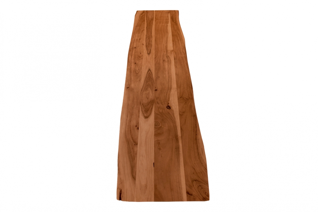  Tischplatte Baumkante Akazie Nuss 180 x 40 cm CURTIS itemprop=