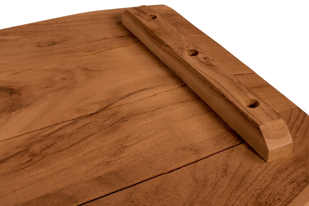  Tischplatte Baumkante Akazie Nuss 200 x 40 cm CURTIS itemprop=