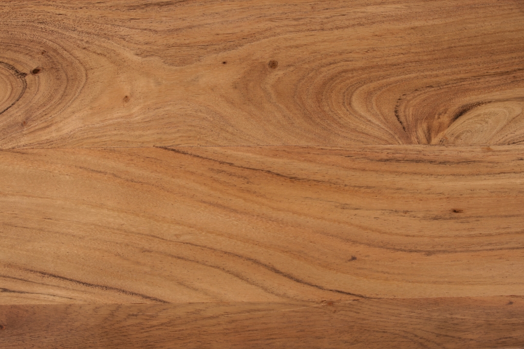 Esstisch Baumkante Akazie natur 140 (220) x 90 cm X-Gestell schwarz mit Ansteckplatten CALI itemprop=