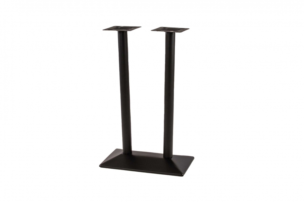 Tischgestell Bistrotische & Esstische Standfuß Doppelsäule Hoch 40x70x110 cm schwarz itemprop=