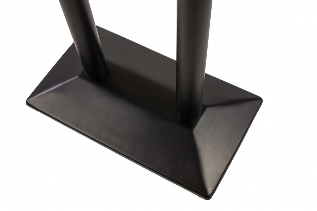 Tischgestell Bistrotische & Esstische Standfuß Doppelsäule Hoch 40x70x110 cm schwarz itemprop=
