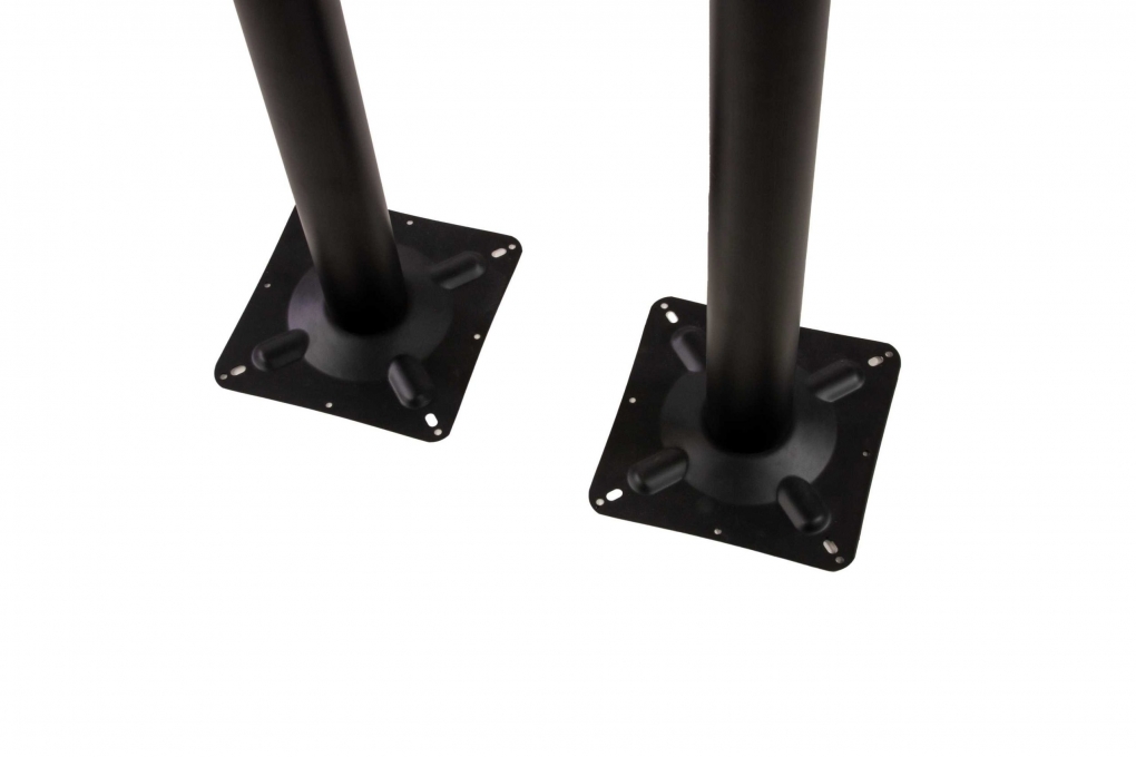 Tischgestell Bistrotische & Esstische Standfuß Doppelsäule Hoch 40x70x110 cm schwarz itemprop=