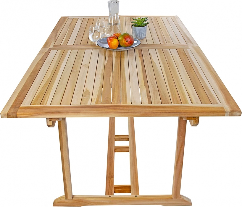 SAM® Gartenmöbel Set 9tlg Teak Gartentisch ausziehbar 180-240 cm KUBA/MENORCA itemprop=
