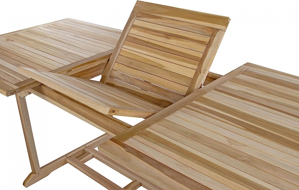 SAM® Gartenmöbel Set 9tlg Teak Gartentisch ausziehbar 180-240 cm KUBA/MENORCA itemprop=