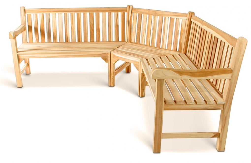 Gartenmöbel Set 4tlg mit Eckbank Teak Gartentisch ausziehbar 180-240 cm KUBA/ARUBA itemprop=