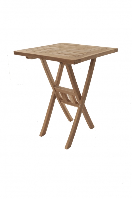 Balkonmöbel-Set 3tlg. Teak Klapptisch 70 x 70 cm SUNSET/MENORCA itemprop=