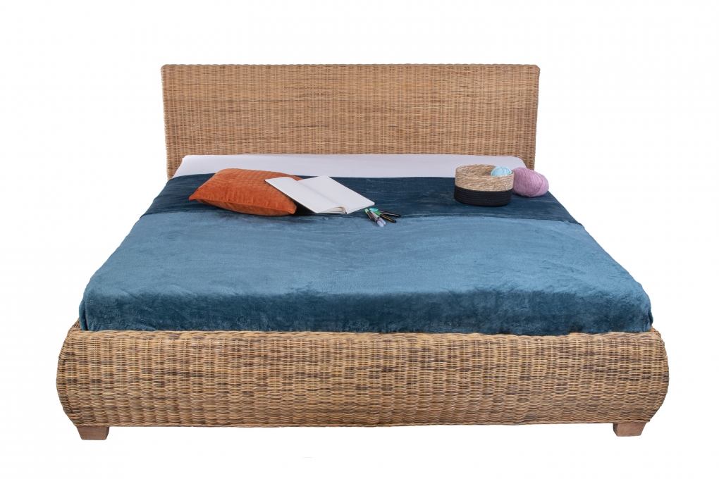 SAM® Rattanbett Doppelbett 180 x 200 cm Rattan Ngan itemprop=