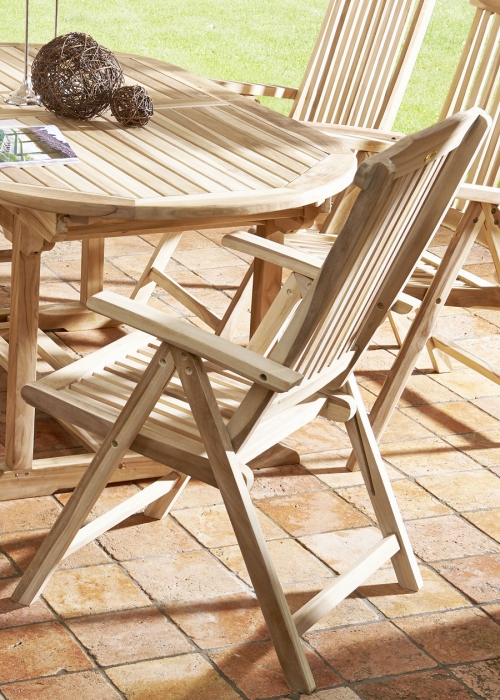  Gartenmöbel Set 7tlg Teak Gartentisch ausziehbar 180-240 cm ARUBA itemprop=