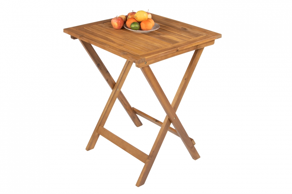 Balkontisch Akazie 60 x 60 cm klappbar BLOOM itemprop=