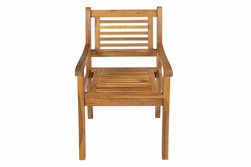 Gartensessel Armlehnstuhl aus Akazienholz CORUNA itemprop=