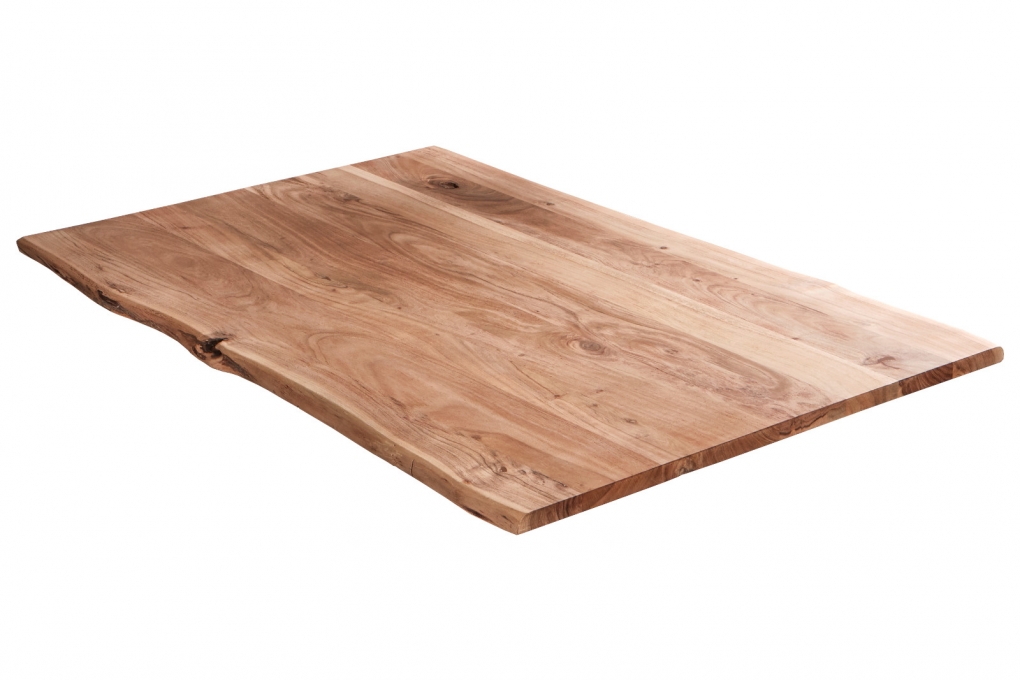 SAM® Tischplatte Baumkante Akazie Natur 140 x 80 cm NOAH itemprop=