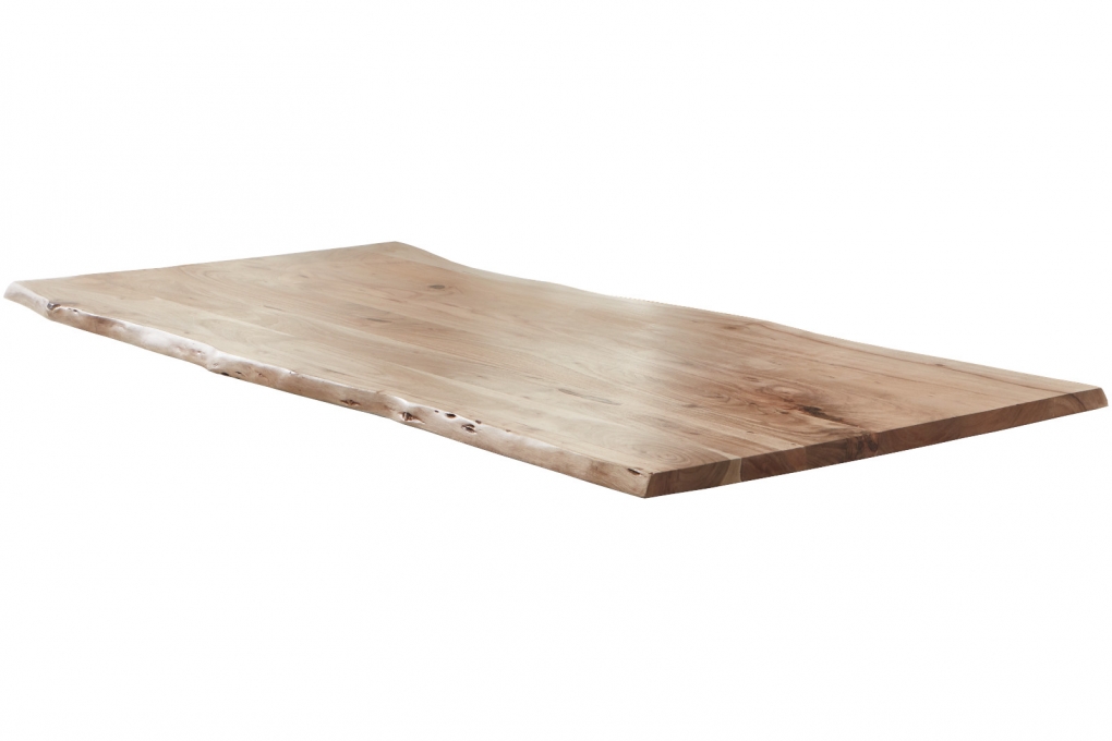 SAM® Tischplatte Baumkante Akazie Natur 200 x 100 cm NOAH itemprop=