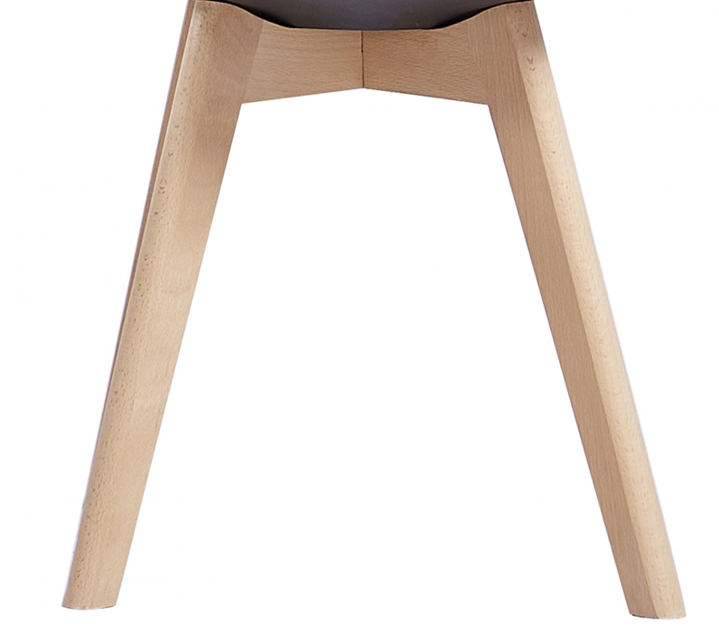 SAM® Esszimmerstuhl Schalenstuhl Schwarz Massivholzgestell Buche LUISA itemprop=
