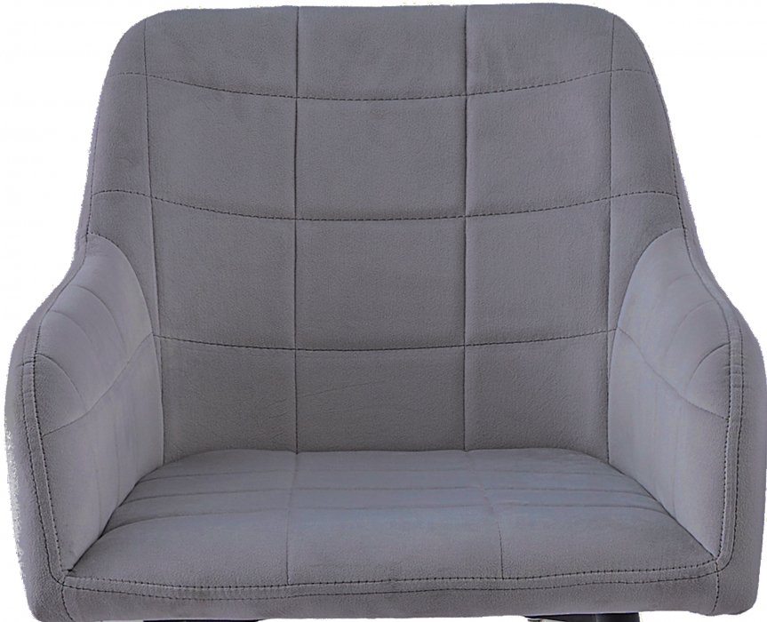 SAM® Esszimmer Armlehnstuhl Samt grau schwarz Metallbeine LARS itemprop=