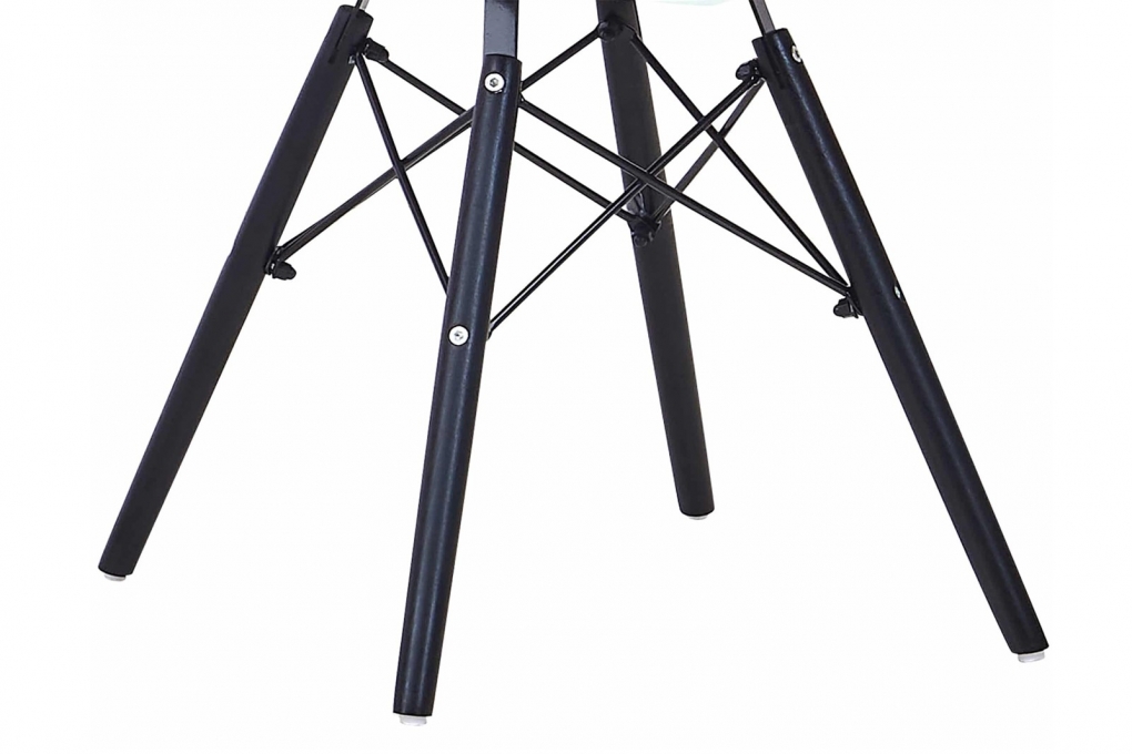  Esszimmerstuhl Schalenstuhl grau Holzfüße schwarz LEA itemprop=