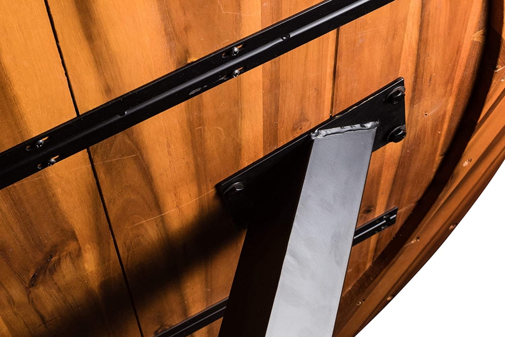 SAM® Tischgruppe Essgruppe 5tlg. Akazie cognac rund schwarz ISABELLA itemprop=