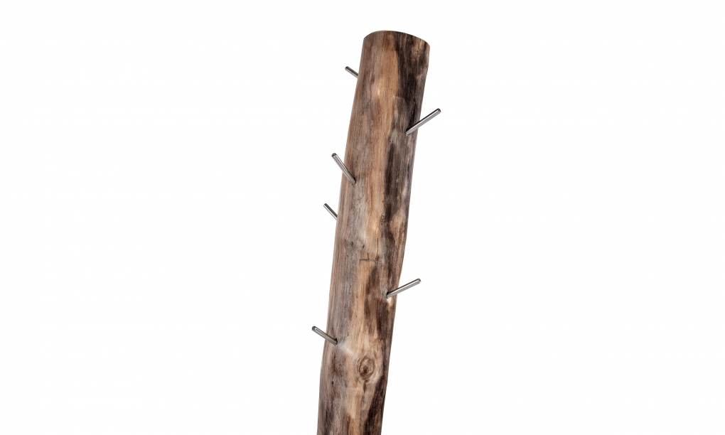 Garderobe Kleiderständer 40 x 25 x 185 cm Teak HAKON itemprop=
