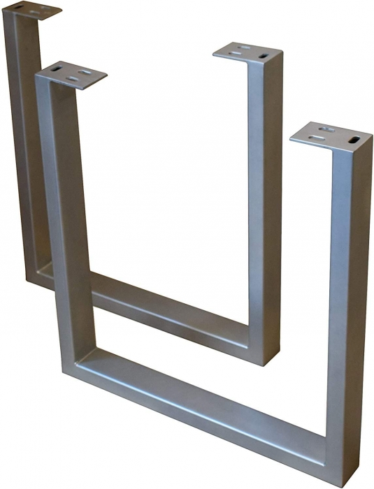  Baumkante Schreibtisch massiv Akazie natur 180 x 90 silber PALMA itemprop=