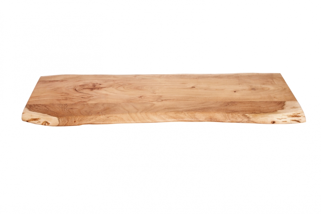 SAM® Tischplatte Baumkante Akazie Natur 120 x 40 cm CURTIS itemprop=
