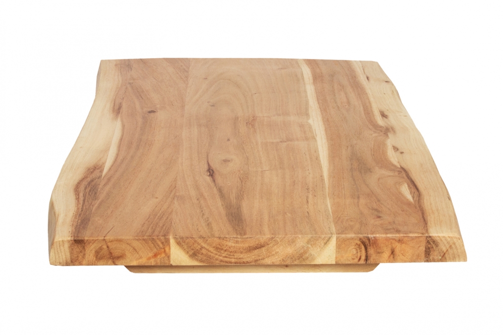 SAM® Tischplatte Baumkante Akazie Natur 60 x 40 cm CURTIS itemprop=