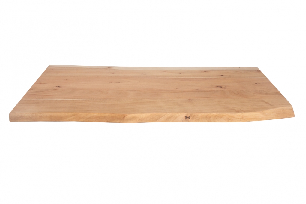 SAM® Tischplatte Baumkante Akazie Natur 100 x 60 cm CURT itemprop=