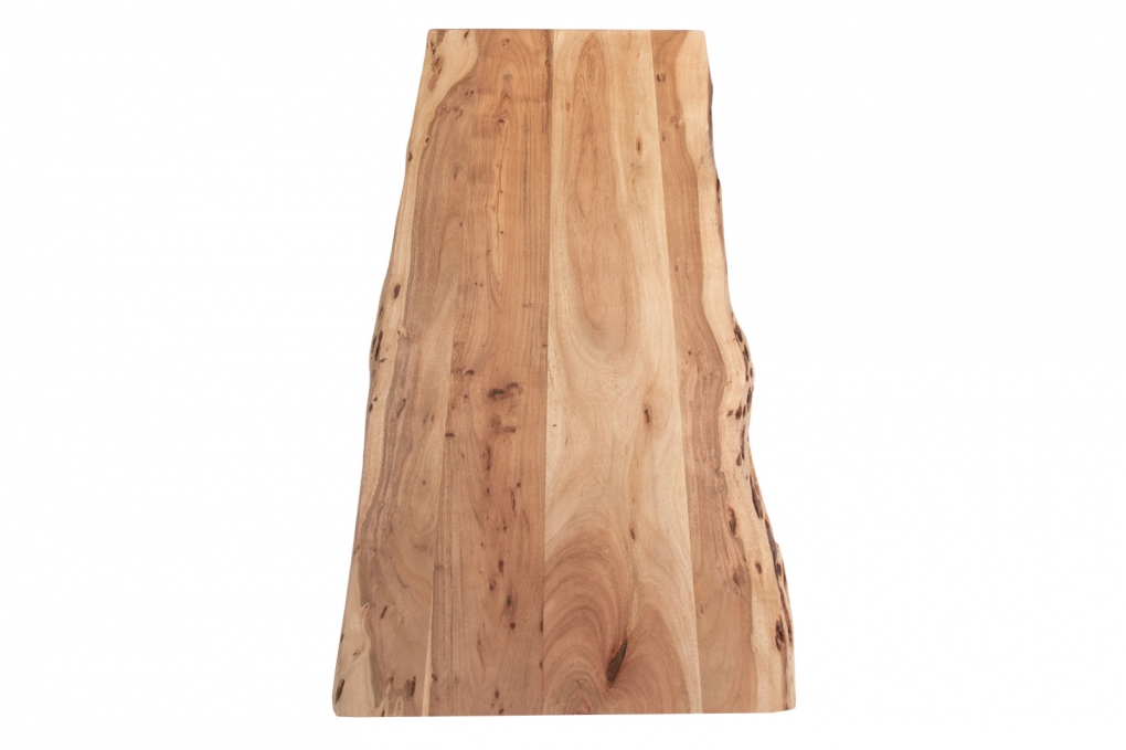  Tischplatte Baumkante Akazie Natur 140 x 60 cm CURT itemprop=