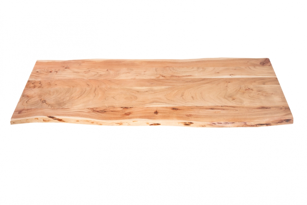SAM® Tischplatte Baumkante Akazie Natur 160 x 60 cm CURT itemprop=