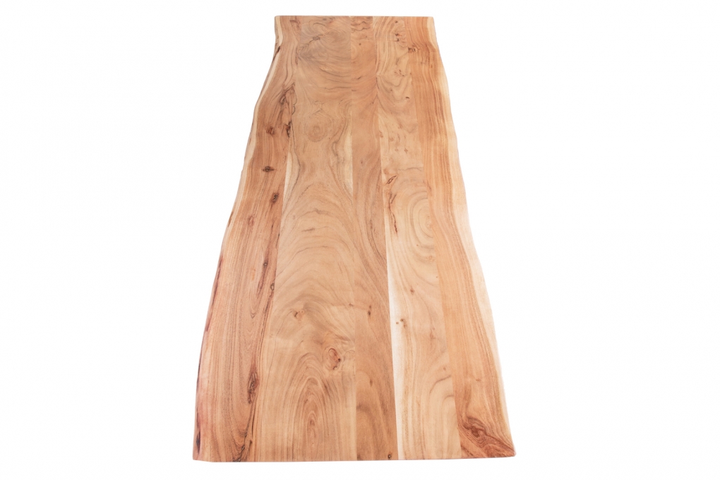  Tischplatte Baumkante Akazie Natur 160 x 60 cm CURT itemprop=