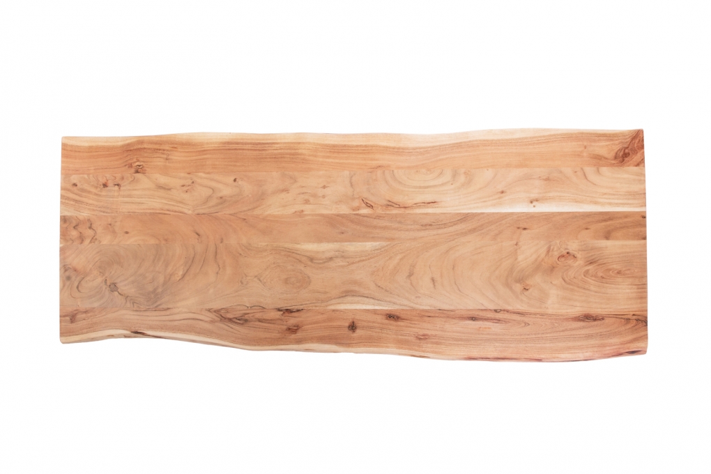  Tischplatte Baumkante Akazie Natur 160 x 60 cm CURT itemprop=