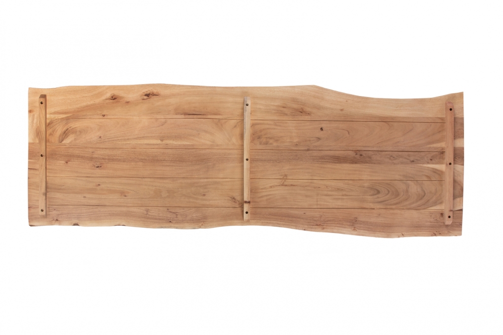 SAM® Tischplatte Baumkante Akazie Natur 180 x 60 cm CURT itemprop=