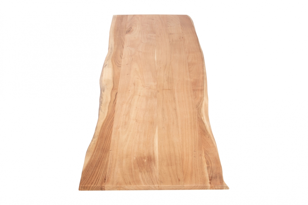 SAM® Tischplatte Baumkante Akazie Natur 200 x 60 cm CURT itemprop=