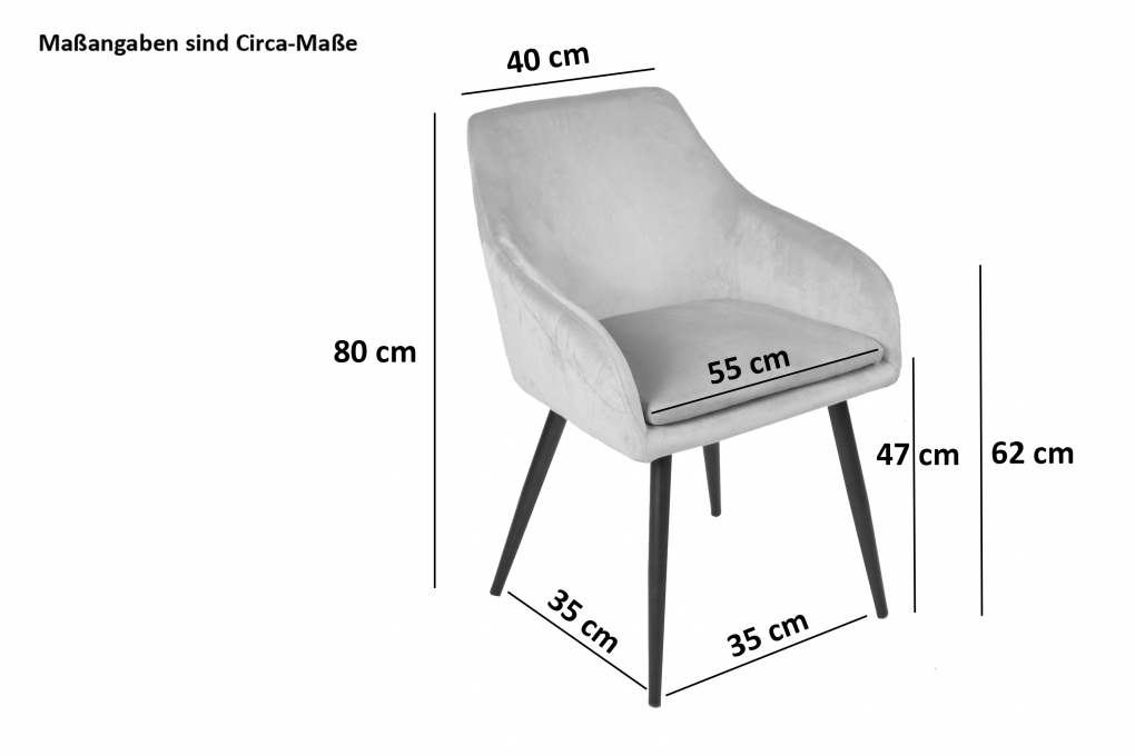 SAM® Esszimmerstuhl Grau skandinavischer Stil LEVI itemprop=