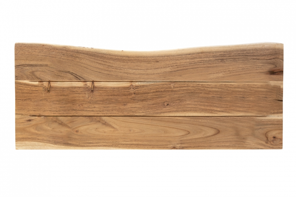Steckboard mit Baumkante Wandregal Akazie massiv naturfarben lackiert 160 x 20 Amanda itemprop=