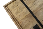 Esstisch Mango Massiv naturfarben 140 x 80 cm U-Gestell schwarz RIO
