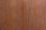 B-Ware Esszimmertisch rund gerade Kante massiv Akazie nussbaum 130 cm Metallfuß schwarz INSA