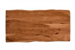 Tischplatte Baumkante Akazie Nuss 120 x 60 cm CURT