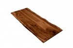  Tischplatte Baumkante Akazie Nuss 140 x 60 cm CURT