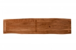  Tischplatte Baumkante Akazie Nuss 180 x 40 cm CURTIS